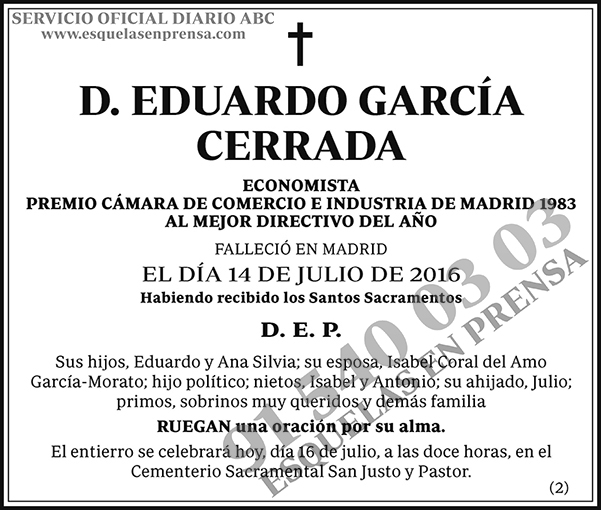 Eduardo García Cerrada